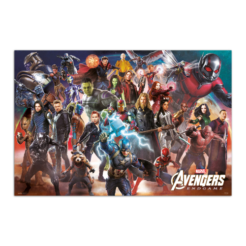 Poster Marvel Avengers Endgame Line Up