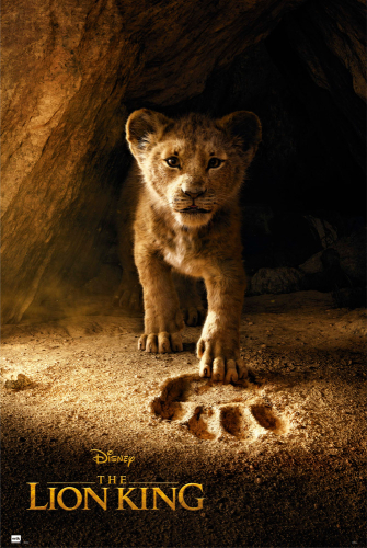 Poster Disney O Rei Leão Simba Real Action