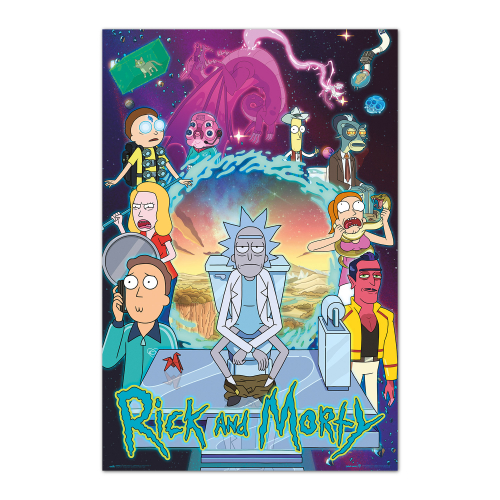 Poster Rick &Morty Season 4