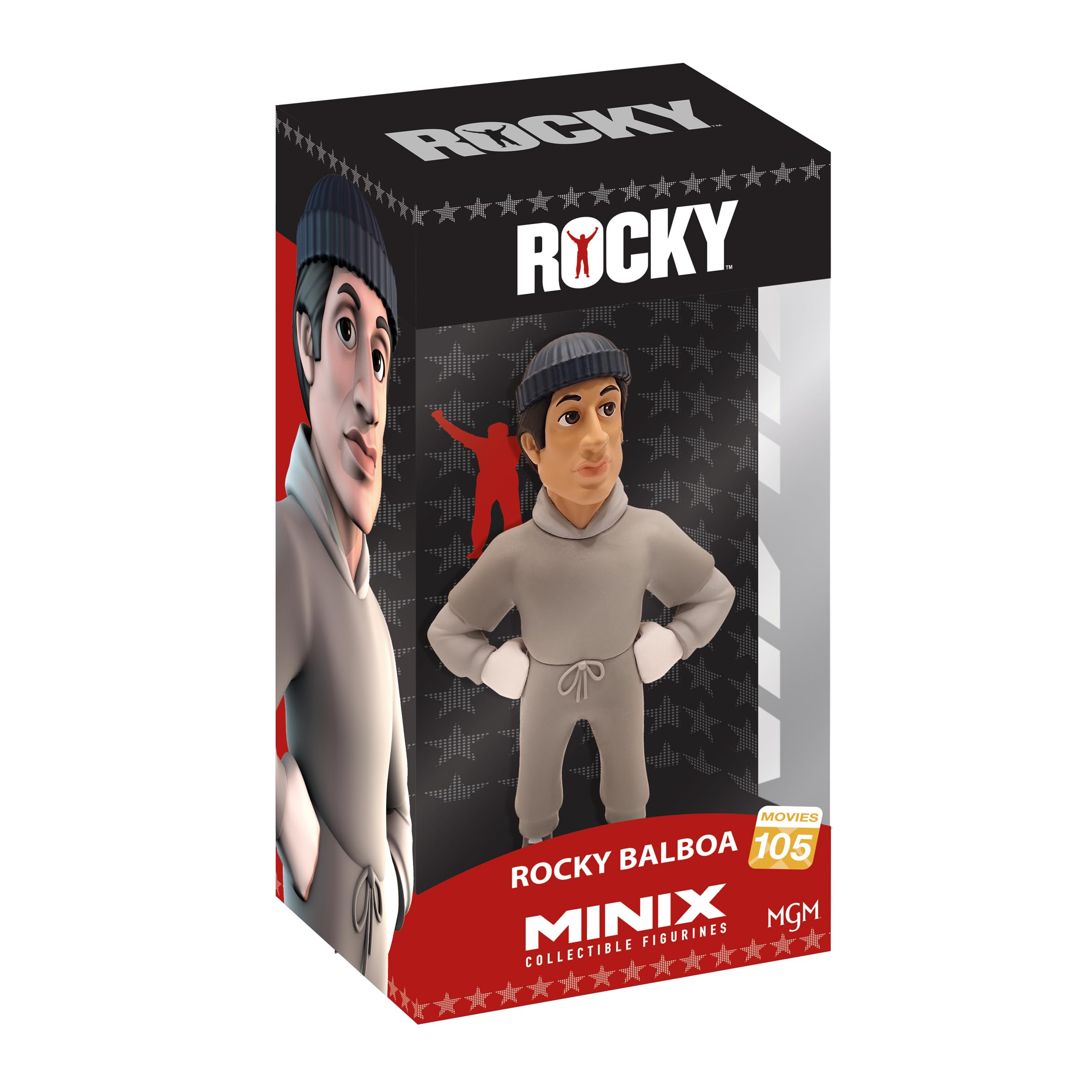 Minix - Movies 105 - Figura PVC 12 cm - Rocky - Rocky Balboa en tenue d'entrainement