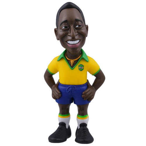Minix - Football Stars 110A - Figura PVC 12 cm - Football Legend - Brazil 1st Kit Pele