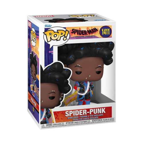Figura Funko POP Marvel:Spider-Man:Across The Spider-Verse S2- Spider-Punk (Unmasked)