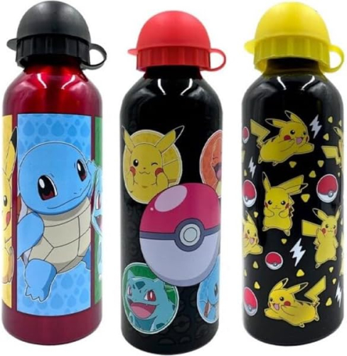Garrafa Alumínio Pokémon Kids 500ml - Sortido