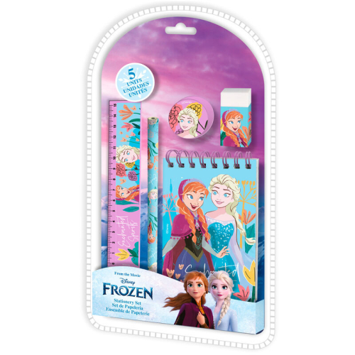 Conjunto Escolar Disney Frozen 5 Peças