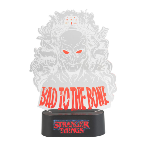 Candeeiro LED Stranger Things - Bad To the Bone