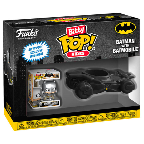 Figura Funko Bitty POP! Rides:Batman with Batmobile (Exclusive Bitty POP!)