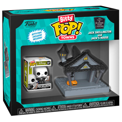 Figura Funko Bitty POP! Towns:The Nightmare Before Christmas - Jack at Home