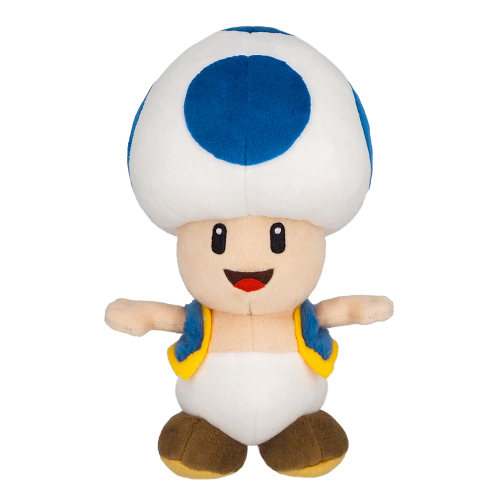 Nintendo Together+ - Peluche Super Mario All Star Collection:Toad Blue 20cm