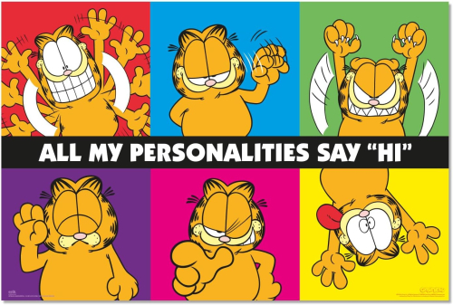 Poster - Garfield Personalities
