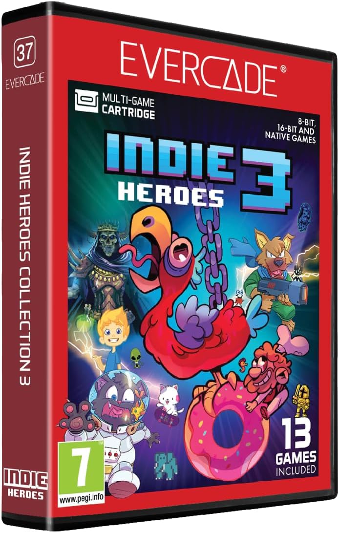 Cartucho Evercade - Indie Heroes Collection 3