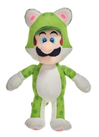 Nintendo Together+ - Peluche Super Mario 3D Land:Cat Luigi (25cm)