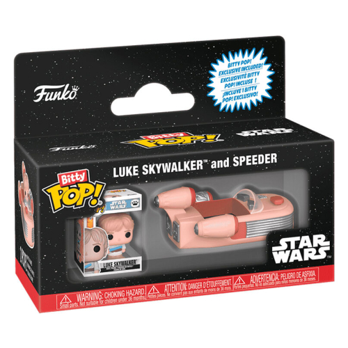 Figura Funko Bitty POP! Rides:Star Wars - Luke Skywalker and Speeder