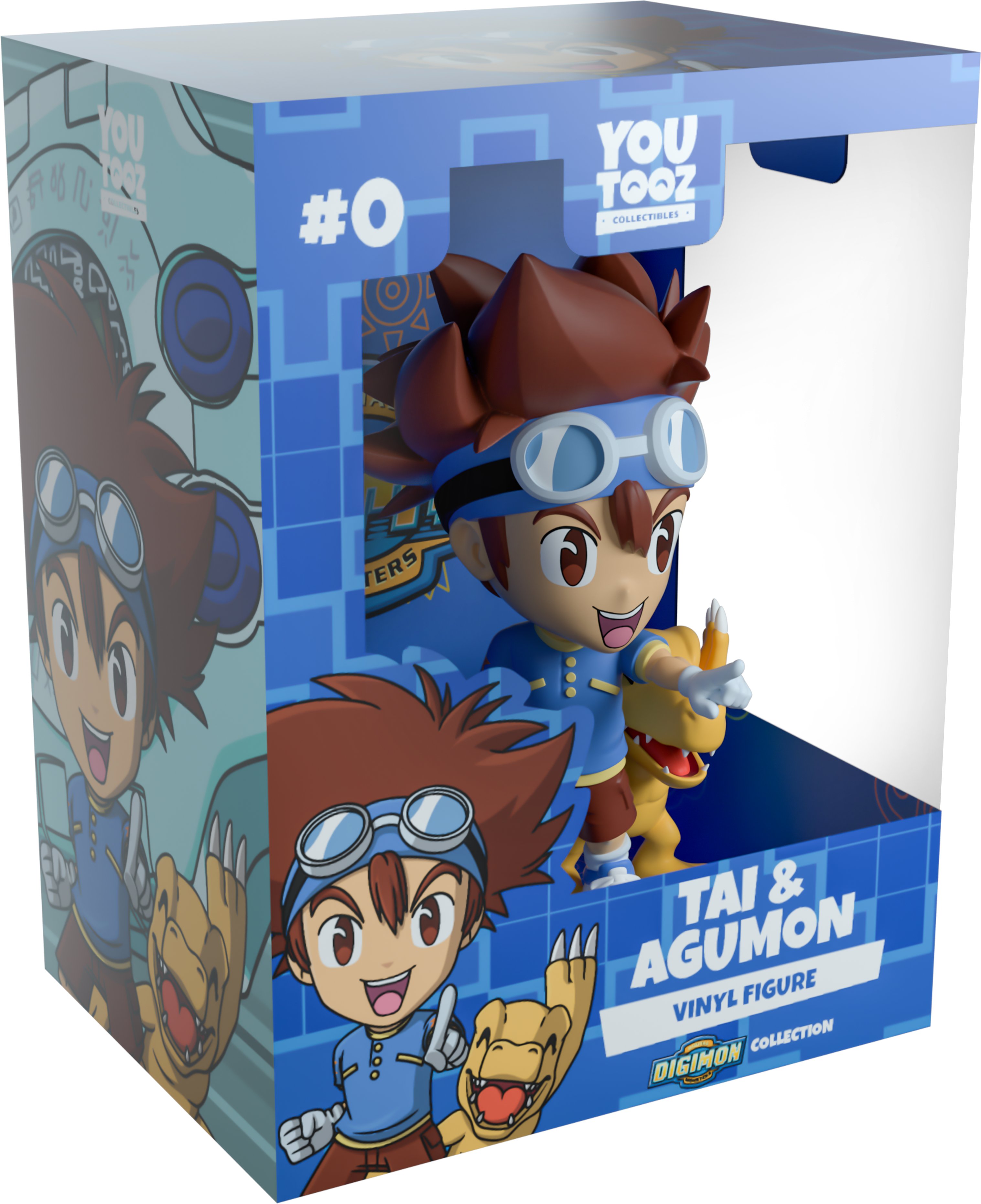 Figura Youtooz Digimon Tai and Agumon