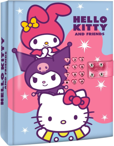 Diário Secreto Eletrónico com Código de Abertura - Hello Kitty (Com Som)