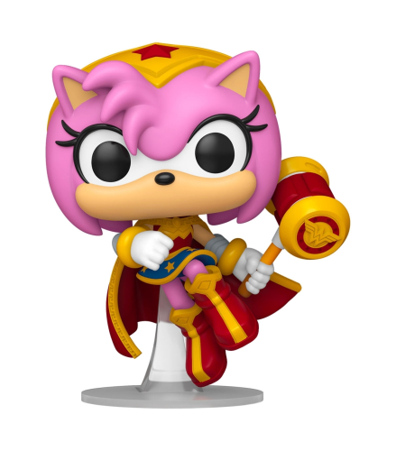 Figura Funko POP! Heroes:Justice League x Sonic The Hedgehog - Amy as Wonder Woman 595