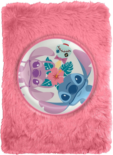 Caderno Pelúcia A5 - Disney Stitch &Angel