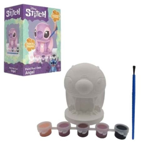 Figura de Gesso para Pintar - Disney Stitch:Angel