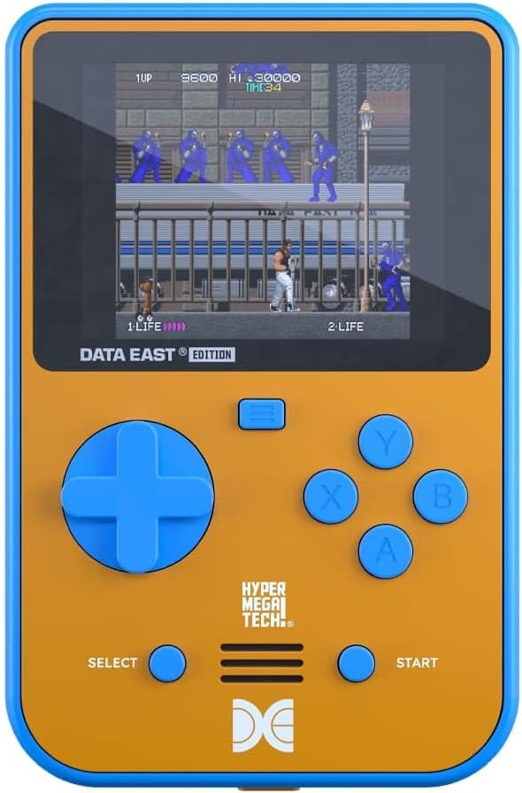 Consola Portátil Retro - Evercade Super Pocket:Data East (18 Jogos Incluídos)