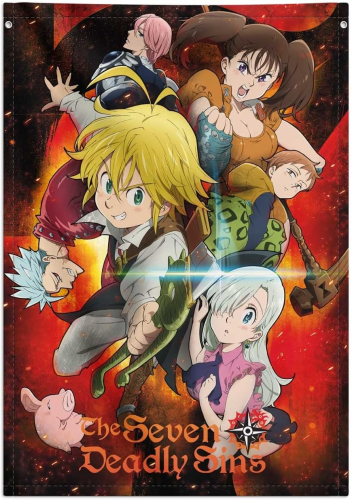 Poster de Tecido / Wall Scroll (70x100cm) - The Seven Deadly Sins
