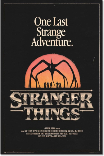 Poster Stranger Things - One Last Strange Adventure