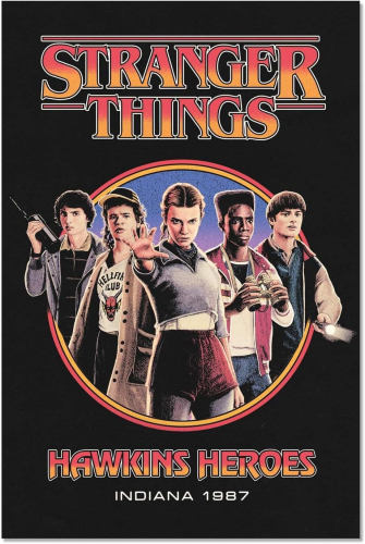 Poster Stranger Things - Hawkins Heroes