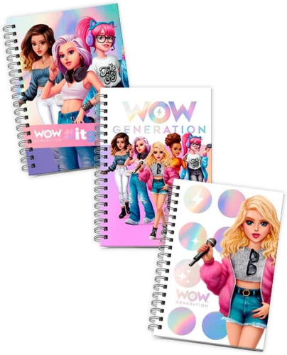 Caderno A5 Wow Generation (Sortido)
