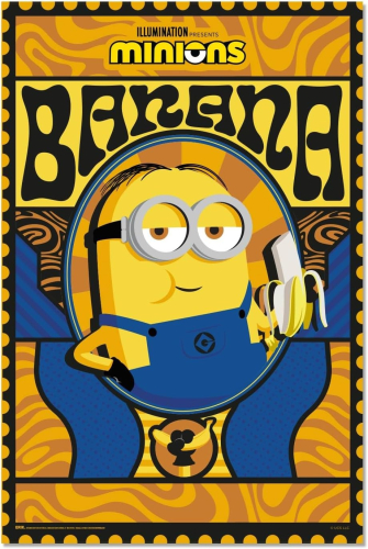 Poster Minions Banana