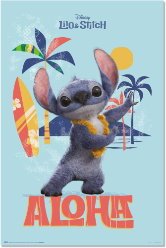 Poster Disney Stitch Live Action Aloha