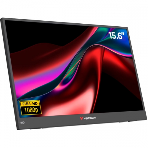 VERBATIM MONITOR PORTATIL TOUCH 15.6"FULLHD HDR COLUNAS SERIE LIGHT