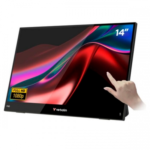 VERBATIM MONITOR PORTATIL TOUCH 14"IPS FULLHD SERIE LIGHT