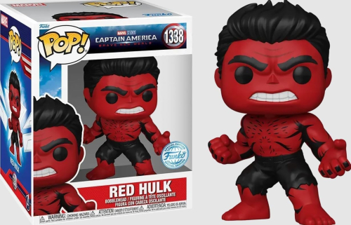 Figura Funko POP! Marvel:Captain America Brave New World - Red Hulk (Special) 1338