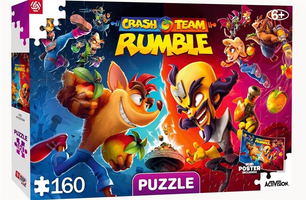 Puzzle Kids Good Loot - Crash Team Rumble:Heroes (160 Peças)