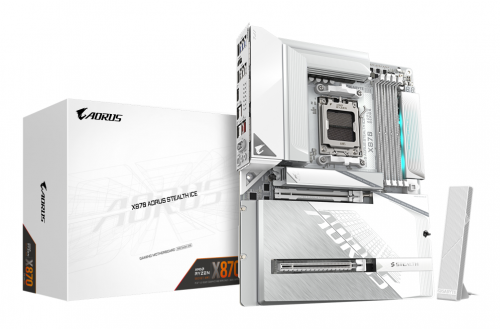 MOTHERBOARD GIGABYTE X870 A STEALTH ICE DDR5 AM5 ATX WIFI