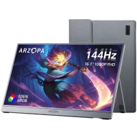 MONITOR ARZOPA Z1FC 16,1" FHD IPS 144Hz HDR Cinzento