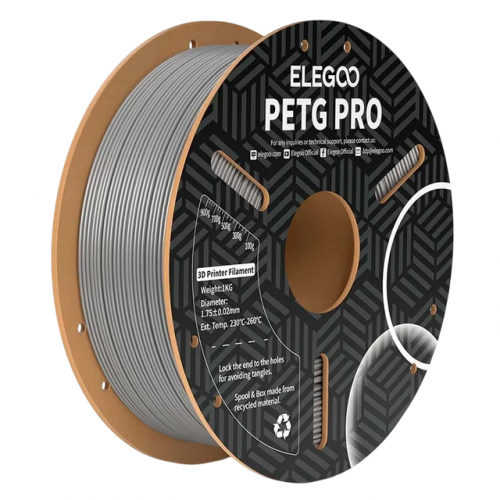 ELEGOO PETG Pro Cinzento para Impressoras 3D FDM - Filamento 1.75mm Bobine de 1kg