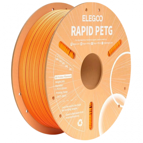 ELEGOO Rapid PETG Laranja para Impressoras 3D FDM - Filamento 1.75mm Bobine de 1kg