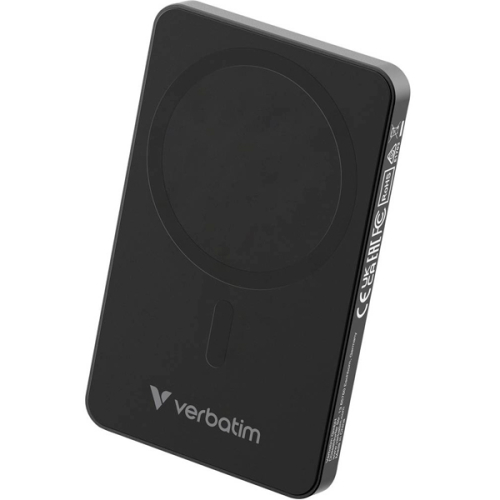 VERBATIM Powerbank MAGSAFE CHARGE N GO 10000MAH BLACK