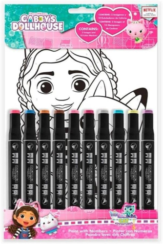 Conjunto de Colorir - Gabby Dollhouse