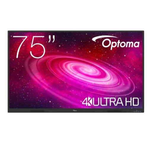 MONITOR INTERATIVO 75"OPTOMA W3FC0T1W111 1751RK 4K ANDROID 350N