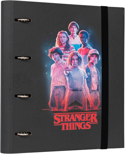 Capa de Argolas A4 - Stranger Things