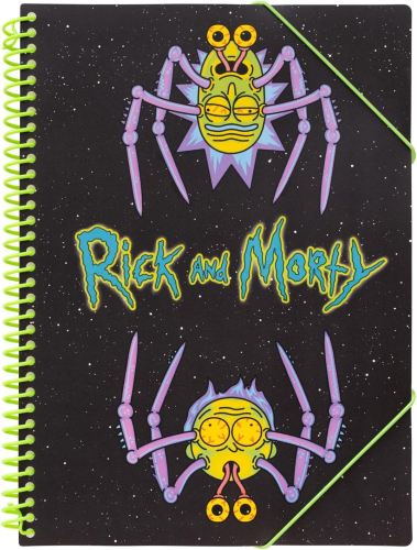 Pasta A4 Presentation Display Book (30 separadores) - Ricky &Morty
