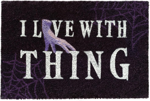 Tapete Porta - Wednesday:I Live with Thing