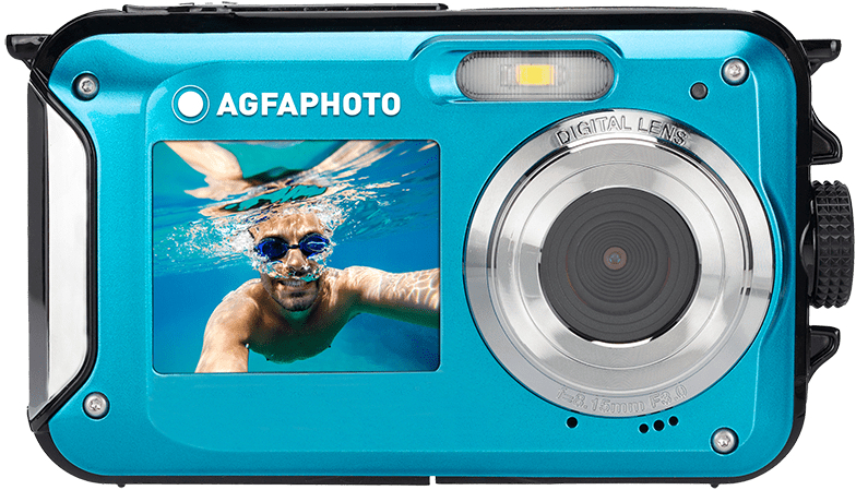 AGFA WP8000 WATERPROOF DIGITAL CAMERA BLUE