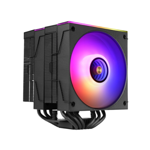 MARS GAMING MCPU-X26 CPU COOLER DUAL TOWER 2X PWM ULTRASILENT DUAL ARGB FAN BLACK