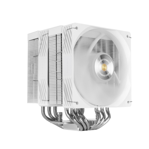 MARS GAMING MCPU-X26PRO CPU COOLER DUAL TOWER 2X FDB COPPER PWM ULTRASILENT WHITE