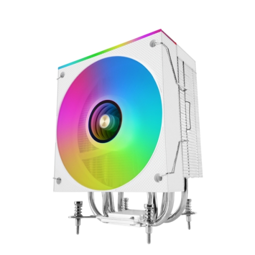 MARS GAMING MCPU-LCD CPU COOLER LCD DISPLAY 120MM N SI EXTREME S 300W TDPARGB INFINITY MIRROR INTEL&AMD WHITE