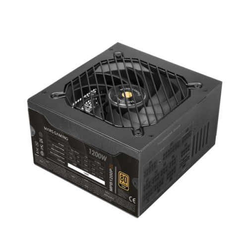 MARS GAMING MPB1200PSI 1200W FULL MODULAR ATX 3.1 PSU 80PLUS GOLD 10 YEARS BLACK