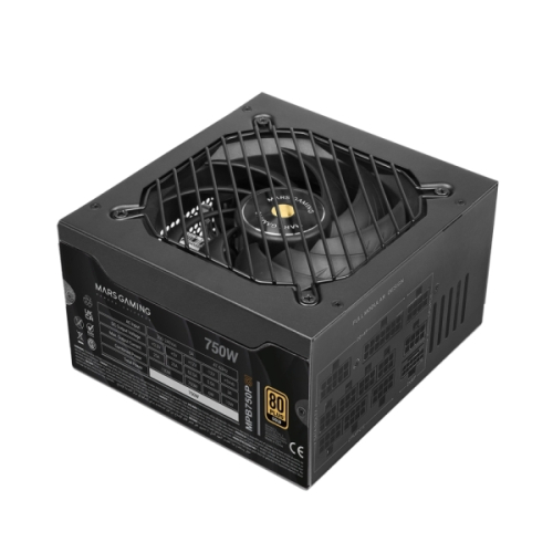 MARS GAMING MPB750PSI 750W FULL MODULAR ATX 3.1 PSU 80PLUS GOLD 10 YEARS BLACK