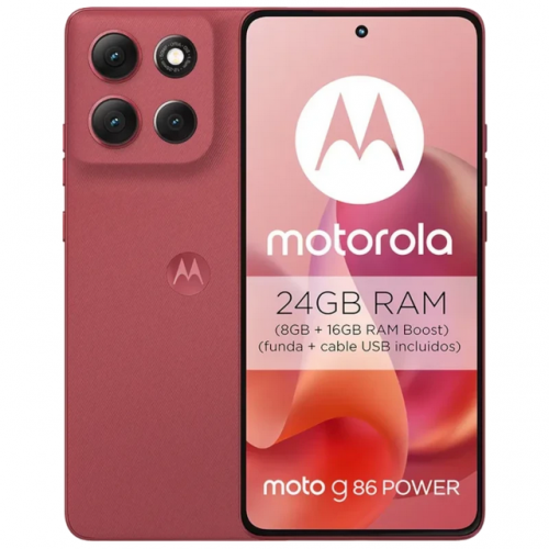 Motorola Moto G86 Power 5G 8GB/512GB Vermelho