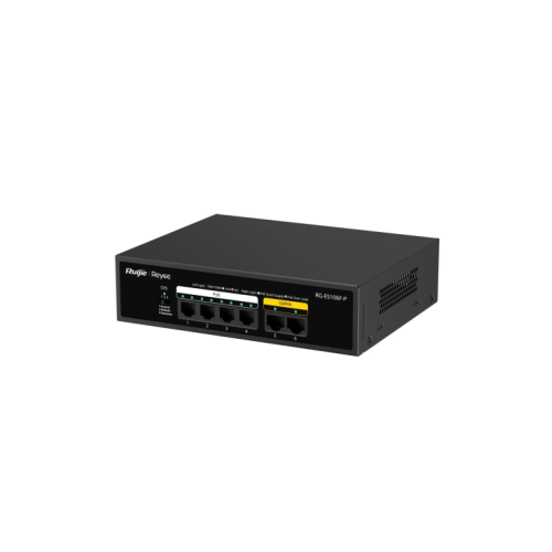 SWITCH RUIJIE UNMANAGED 8 PORTAS GIGABIT POE 1 SFP BLACK